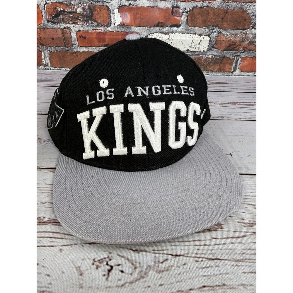 Zephyr Los Angeles Kings NHL Snapback Hat Cap Black Grey White Officially
